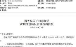 国务院同意撤销深圳经济特区管理线（附股）
