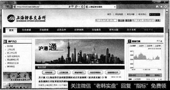 上海证券交易所的专业网站