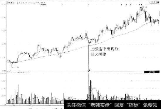 上海家化(600315)上涨途中放量大阴线