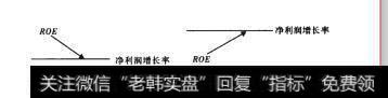 图3-5净资产收益率向净利润增长率趋近