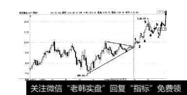 图3-14黄金市场价格波浪分析