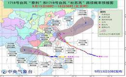 防汛概念股受关注 台风路径实时发布系统（9.14）