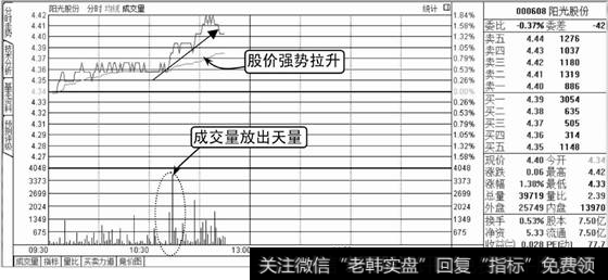 阳光股份分时图