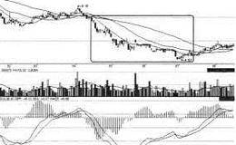 MACD在零轴线受阻的案例分析