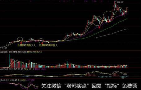 主力洗盘时盘口K线特征