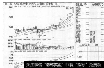 图117新五丰2007年6月18日至2007年8月2日的日K线图