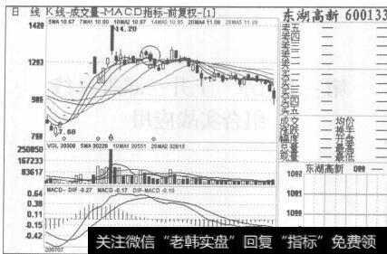 图170东湖高新2007年7月4日至2007年10月12日的日K线图