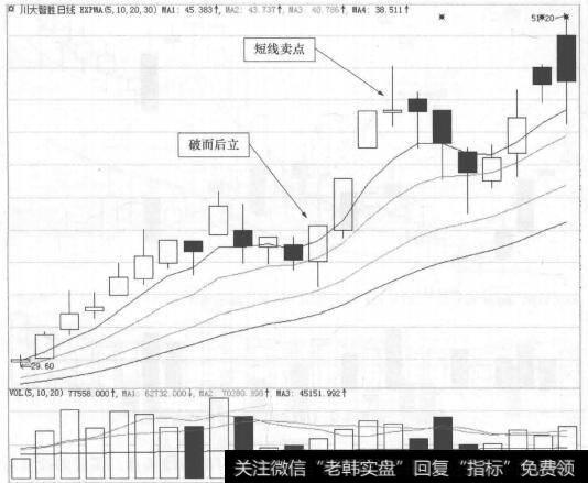 图29-2 川大智胜(002253)的日K线走势图