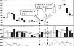 TAPI得到均线支撑形态买点:指标回升时买入