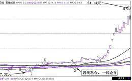 短线黑马绝技：四线粘合一线金叉 