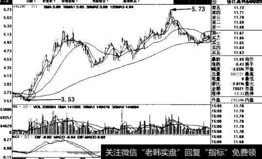 张江高科(600895)周线图表