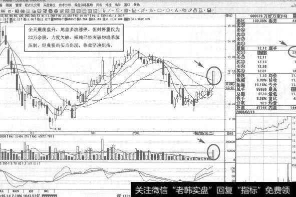 图114600576万好万家2008年2月19日日K线走势图谱