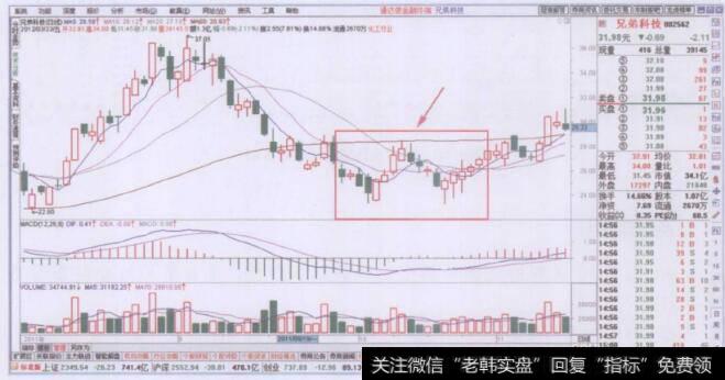 日线的双底形态