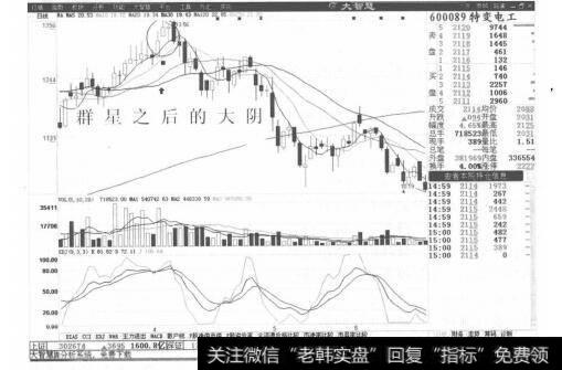 图5-29 特变电工分时走势图