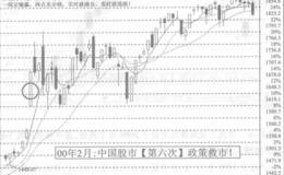 第六次政府救市出台于2000年2月份，龙年春节后留下世纪缺口