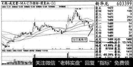 个股新华龙(603399) 2013年4月19日的收盘截图