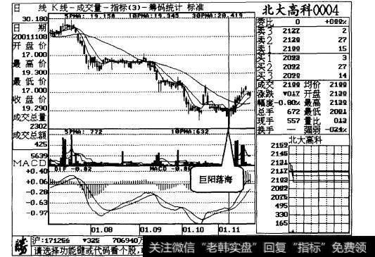 图11-1北大高科日线走势图