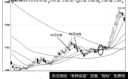 10日和20日均线组合