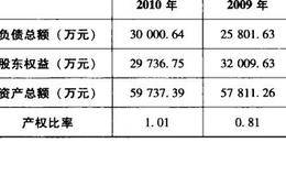 分析产权比率