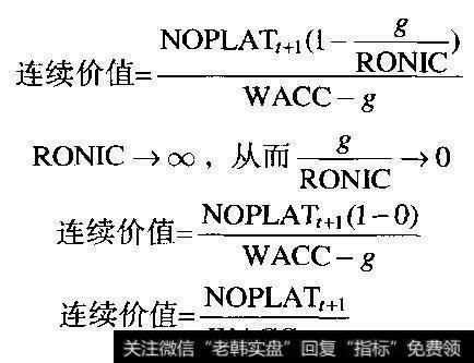 新投入资本的回报率趋于无穷大