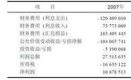 IPO招股书披露的衍生金融交易的损益情况分析