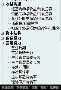 有哪些主要财务指标能反应一只股票的好坏？