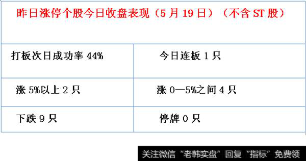 涨停个股表现