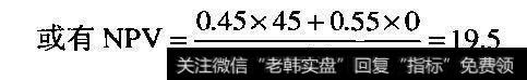 使用风险调整的概率进行加权的未来现金流现值