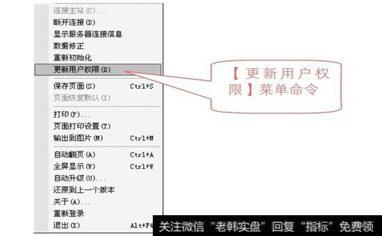 更新用户权限