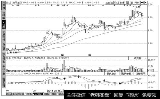 迪马股份个股分析界面