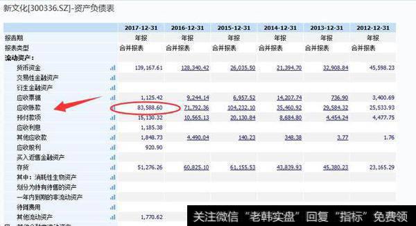 新文化公司资产负债表