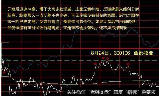 一位70岁老股民的滴血经验：分时图不传战法，一买就涨绝无例外
