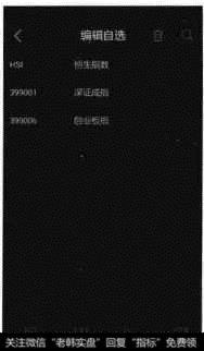 编辑自选股