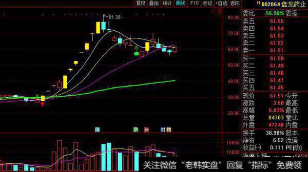 盘龙药业k线走势图