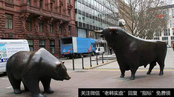 牛与熊之间的搏斗