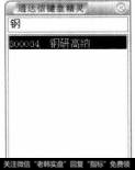 输入完毕后，直接按【Enter】键便可进入相关的行情报价窗口。