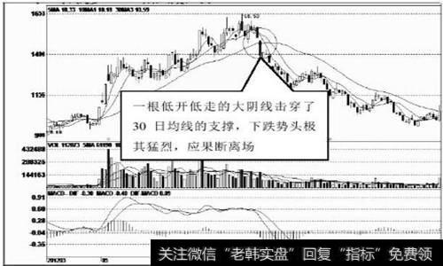 低开低走的大阴线