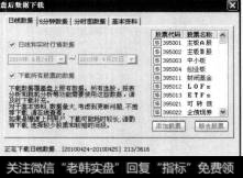 系统将自动下载日线数据。