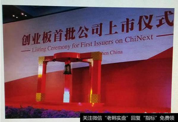 中国创业板举行开板仪式。
