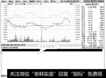 通过【信息地雷】菜单可以让用户随时留意到盘中最新消息
