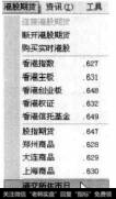 打开通达信软件,选择【港股期货】【港交所休市日】菜单命令。