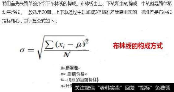 布林线的构成方式