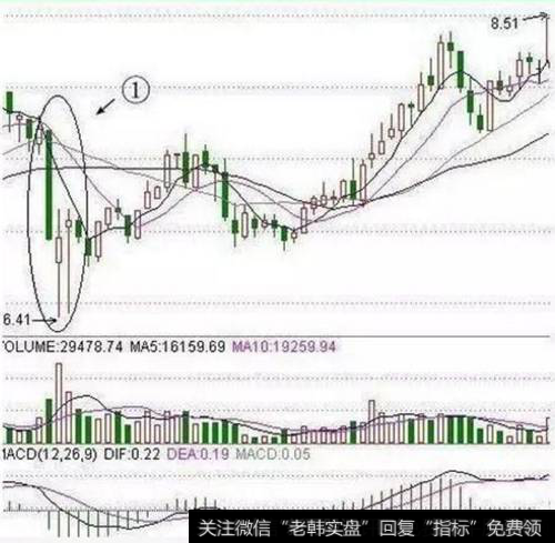 双针探底形态