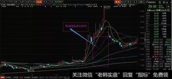 股价经过大幅拉升，进入了牛市的主升浪