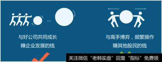 去赚企业发展的钱,而不是其他股民亏掉的钱