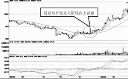 低价区域的高开低走大阴线形态分析运用