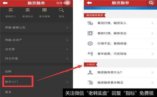 手机融资融券新手入门小知识学习操作图