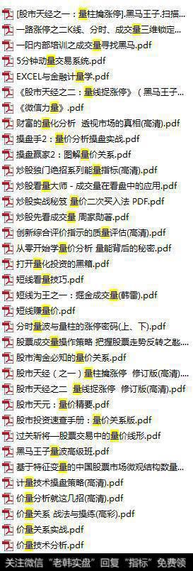 关于成交量方面的书籍2