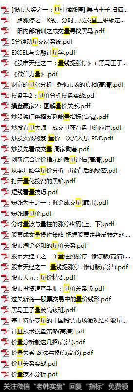 关于成交量方面的书籍2