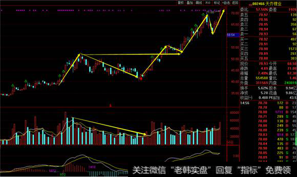 <a href='/gushiyaowen/278960.html'>天齐锂业</a>日线图